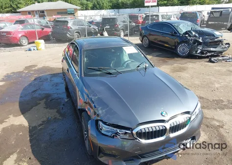 2022 BMW 330I xDrive из США, поврежденный, VIN 3MW5R7J07N8C64295